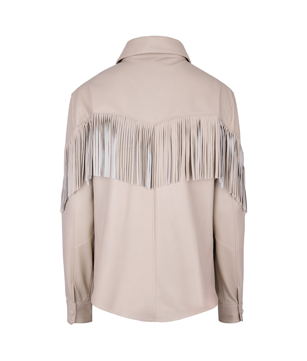 Bone fringe camisole