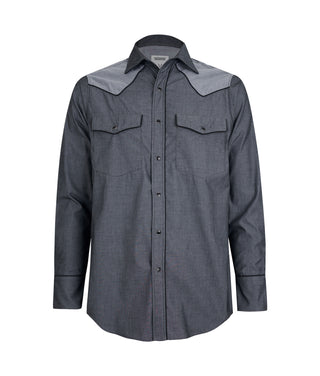 Camisa Vaquera Negra (Hombre)