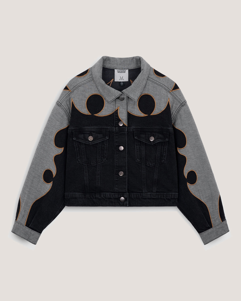 Chamarra Forastera Black Denim