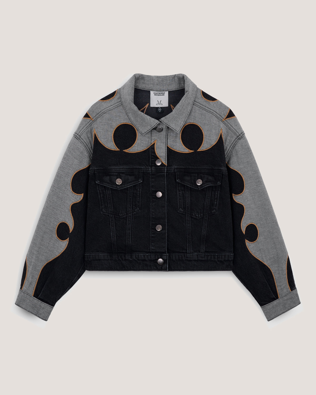Chamarra Forastera Black Denim