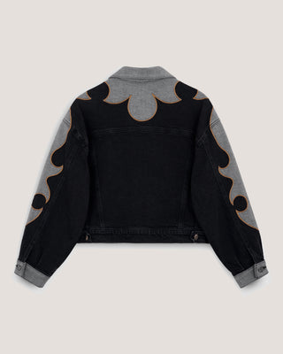 Chamarra Forastera Black Denim