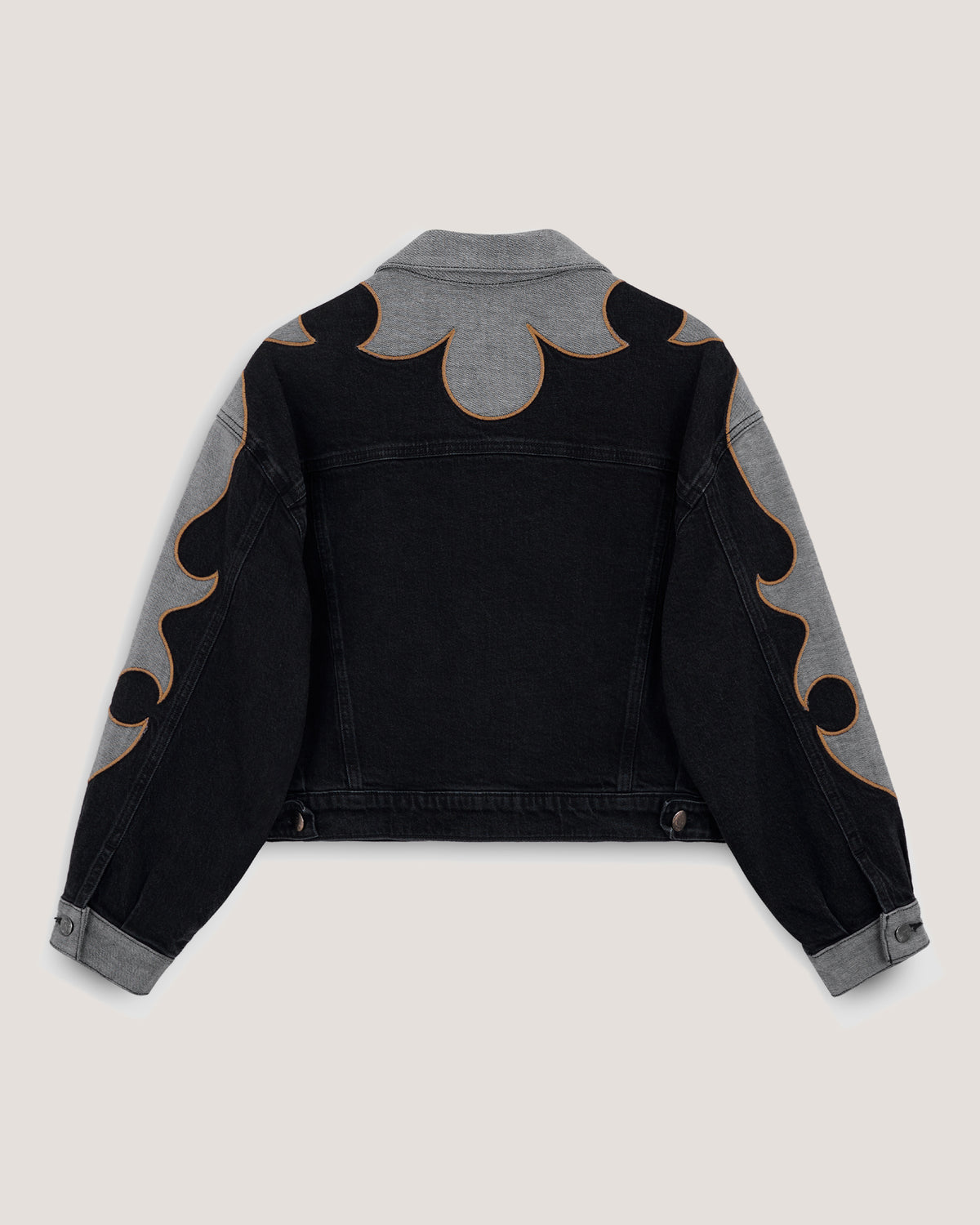 Chamarra Forastera Black Denim
