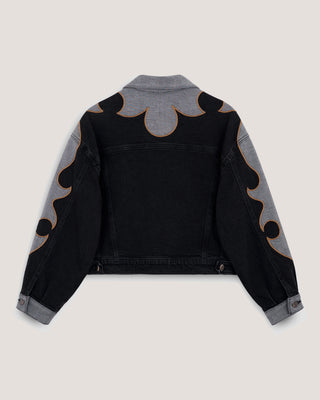 Chamarra Forastera Black Denim