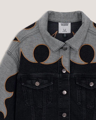 Chamarra Forastera Black Denim