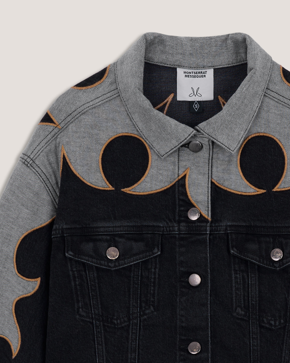 Chamarra Forastera Black Denim