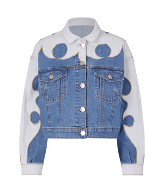 Chamarra Forastera Denim Vanilla