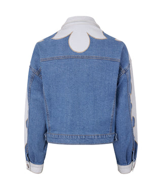 Chamarra Forastera Denim Vanilla