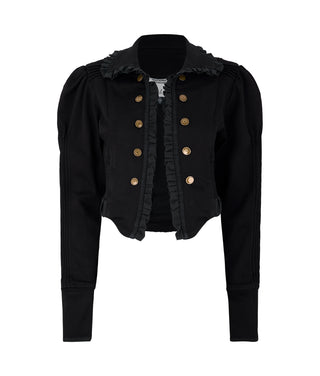 Chamarra Napoleón Black Denim