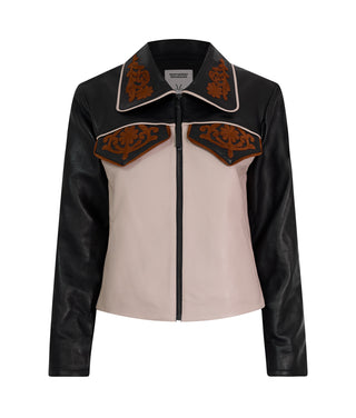 Chamarra Pockets Dúo con Flecos (Mujer)