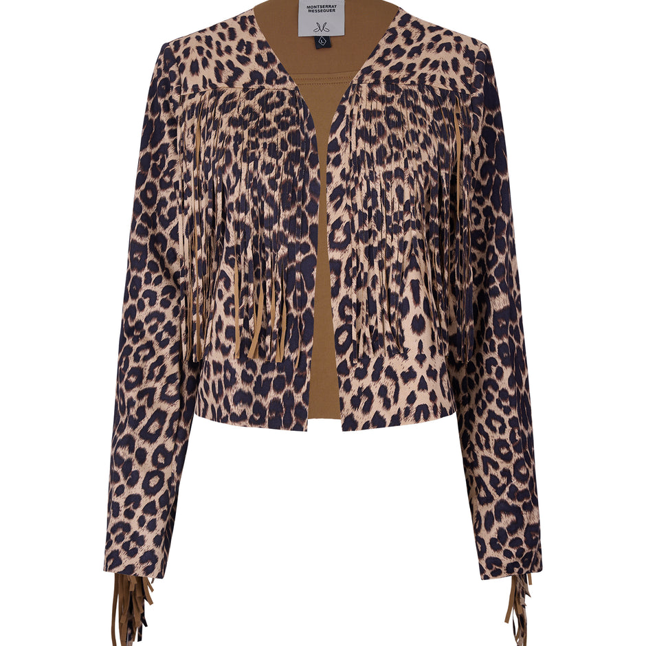 Chamarra cheetah flecos