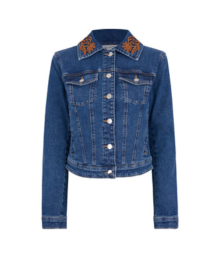 Chamarra Pockets Light Denim (Mujer)