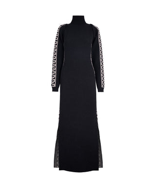 Charro Dress Largo Cuello Alto