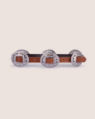 Concho belt miel