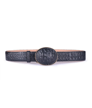 Old West crocodile belt