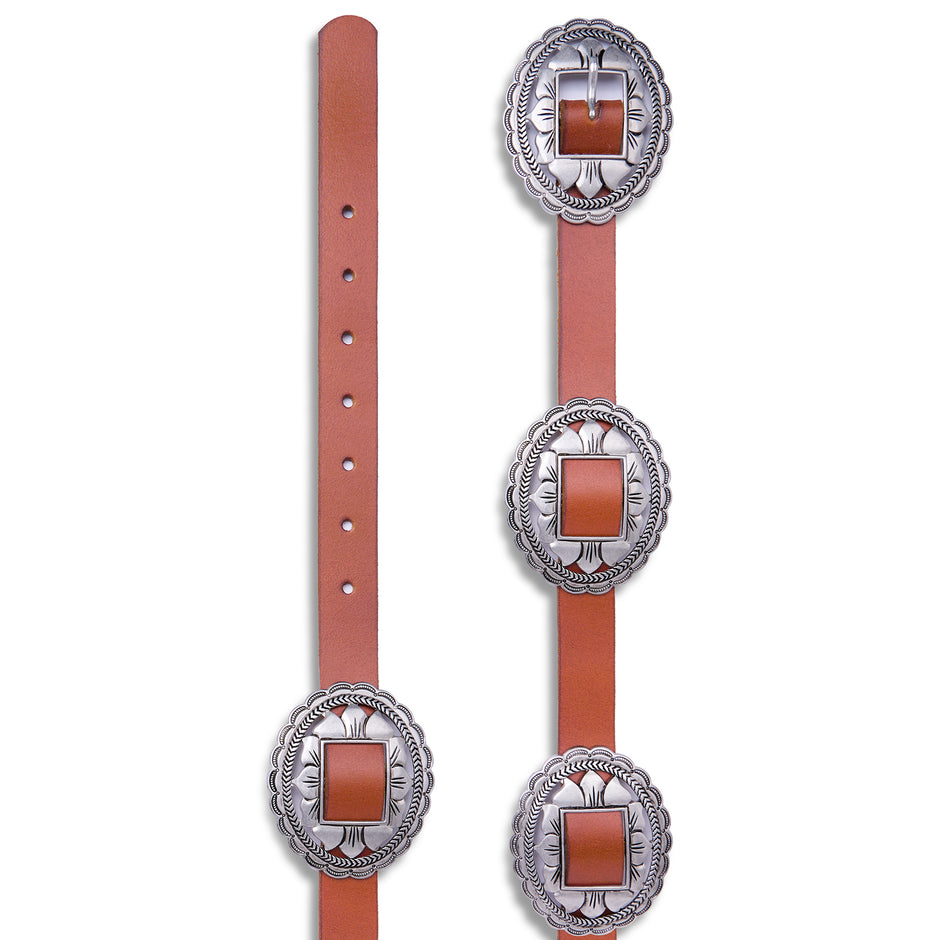 Concho belt miel