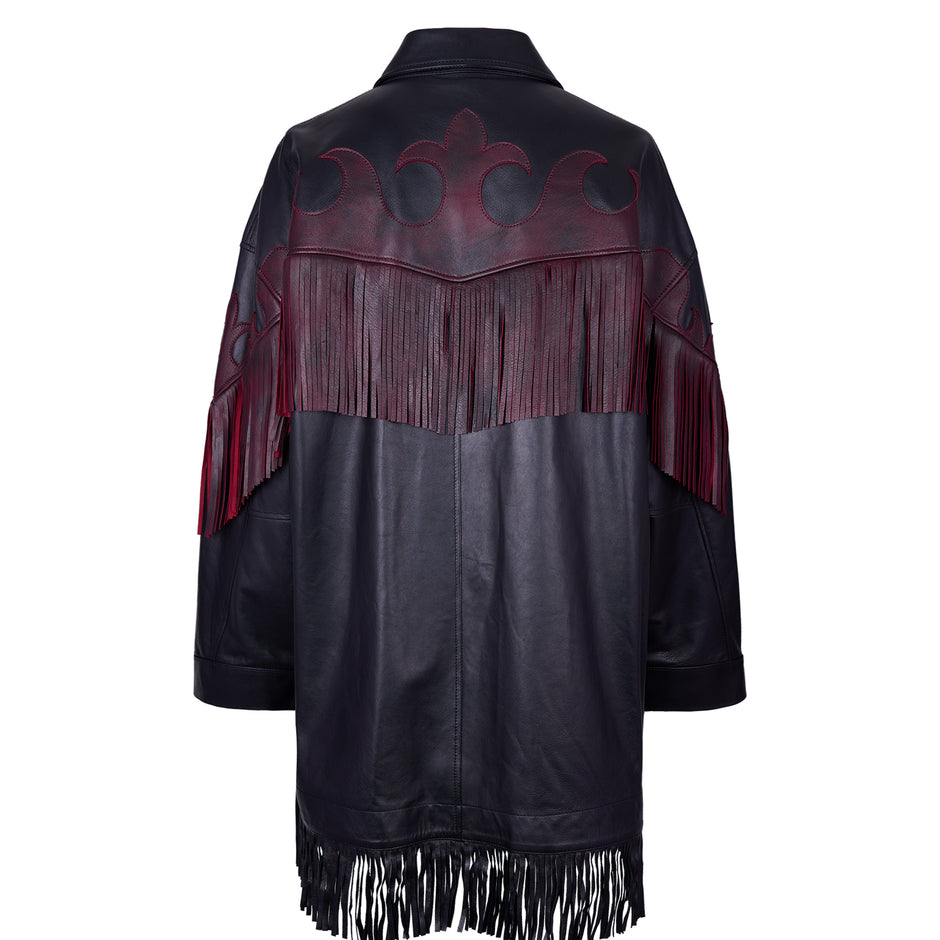 Chaqueta oversized Coyote Vino