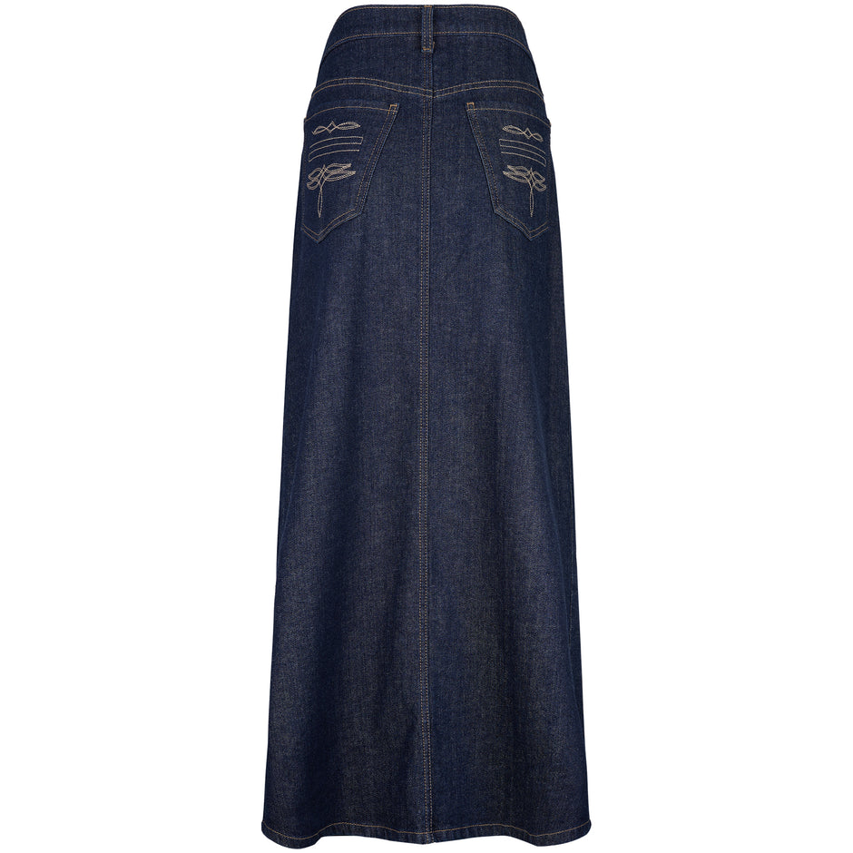 Falda Pockets denim