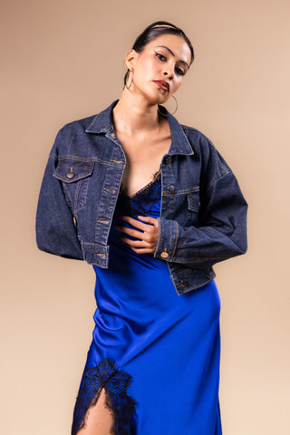 Classic Sparkly Blue Jacket