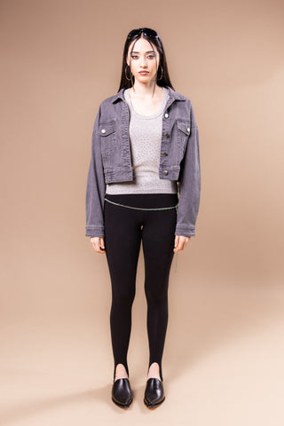Sparkly Gray Classic Jacket