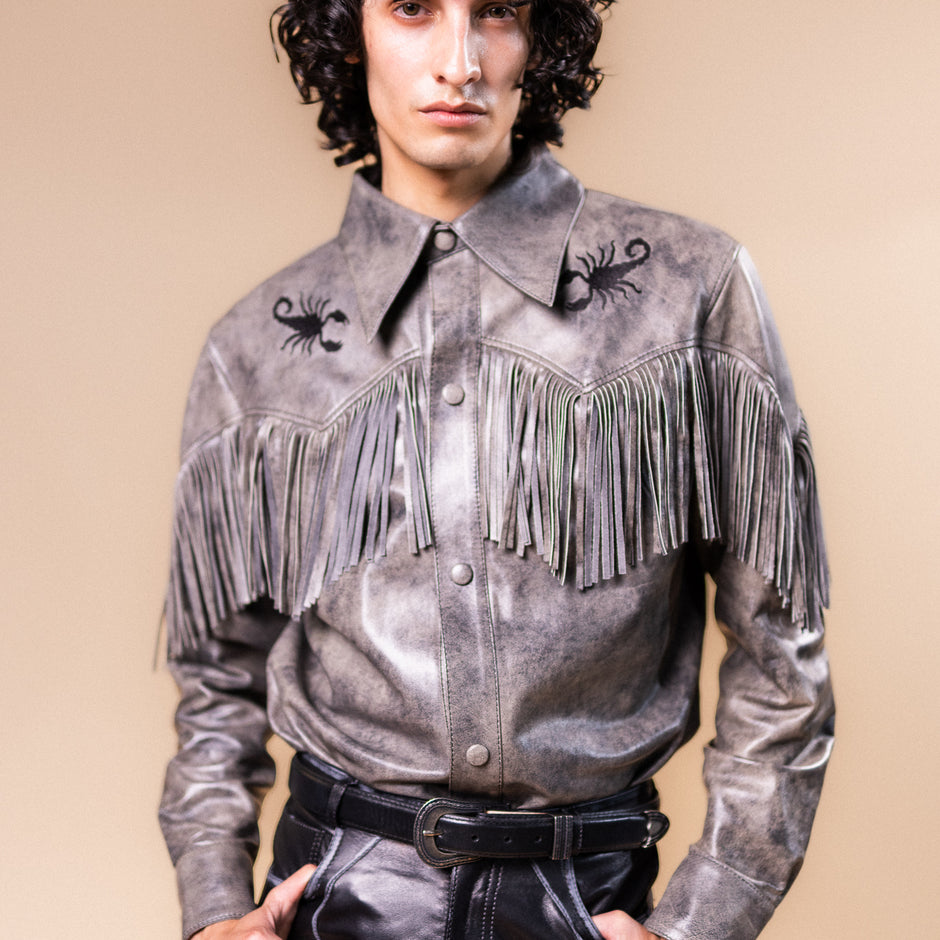 Camisa alacrán gris