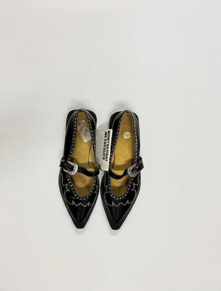 Flats Charol Negro (Sample)