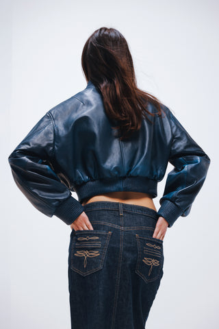 Midnight Bomber Jacket
