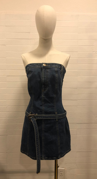 Mini Vestido Denim (Sample)