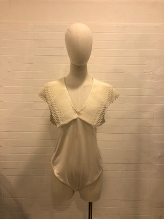 Body Ranchero Blanco Escote "V" (SAMPLE)