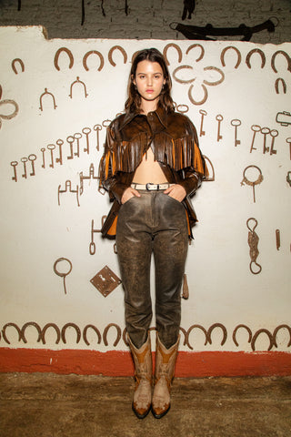 Classic rusty fringe shirt