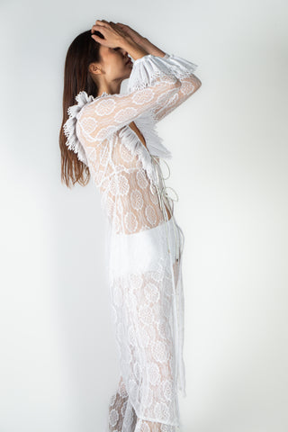Túnica Ranchera Blanca