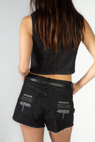 Cinturón Tiny Western Negro