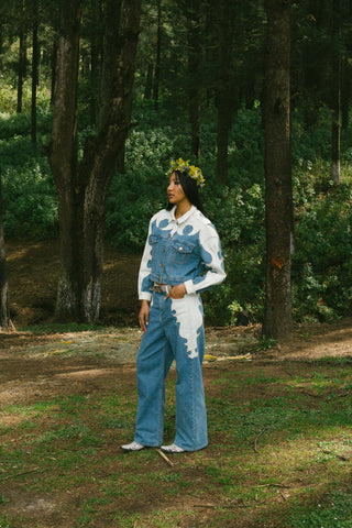 Jeans Forastera denim Vainilla