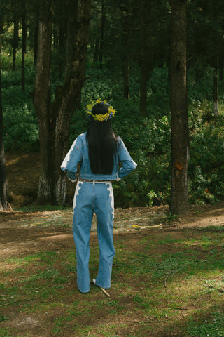 Chamarra Forastera Denim Vanilla