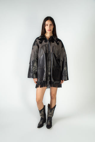 Chaqueta Oversized Coyote Ceniza