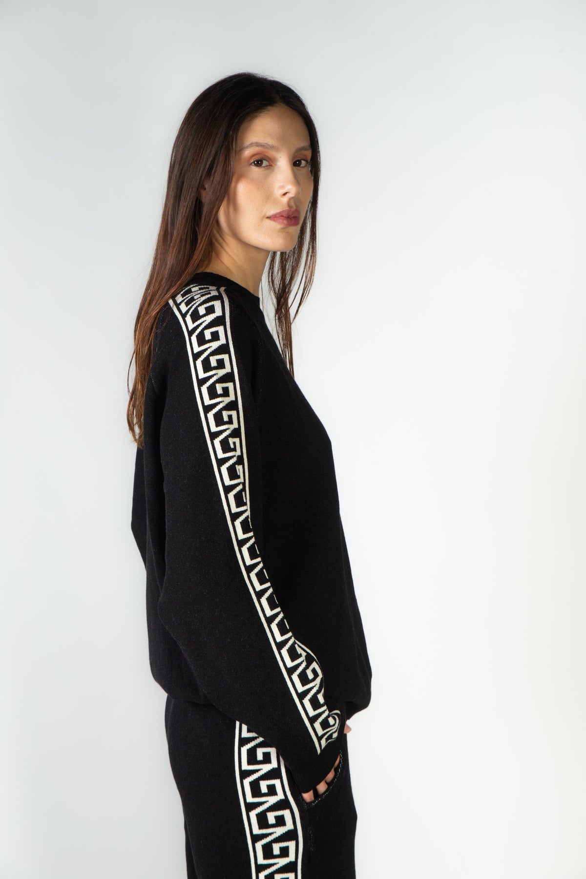 Charro Pants Negro y Hueso (Hombre)