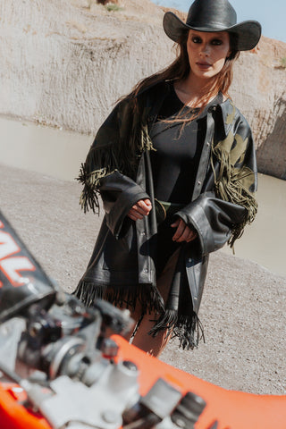 Coyote oversized jacket