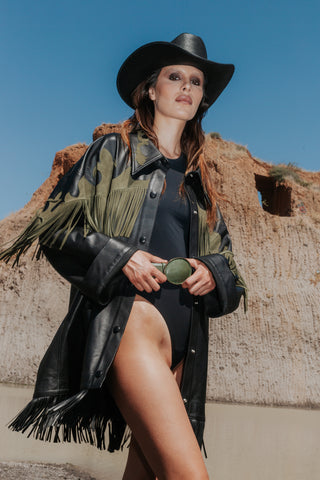 Coyote oversized jacket
