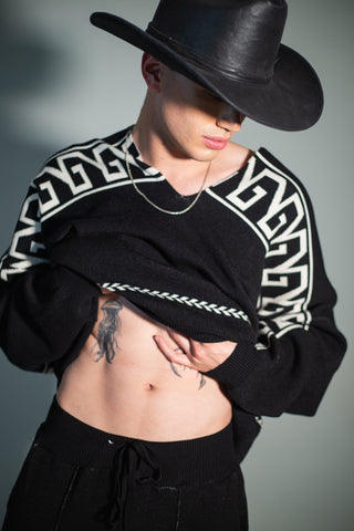 Black and bone Charro tracksuit (Men)