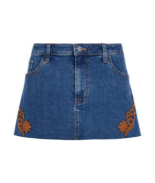 Mini Falda Pockets Light Denim