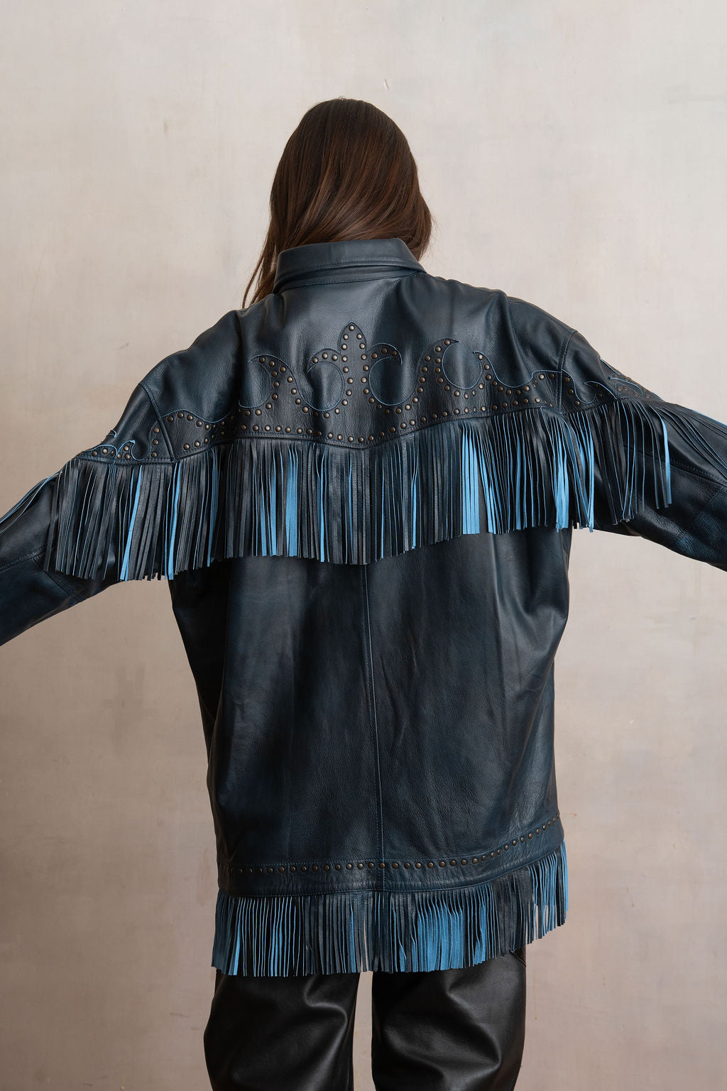 Chaqueta Oversized Coyote Studs