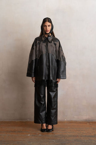Chaqueta Oversized Coyote Ceniza