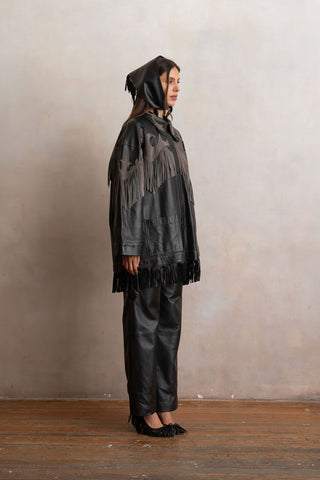 Chaqueta Oversized Coyote Ceniza