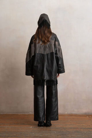 Chaqueta Oversized Coyote Ceniza
