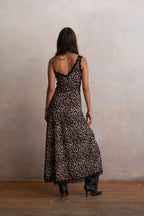 Slip dress largo cheetah