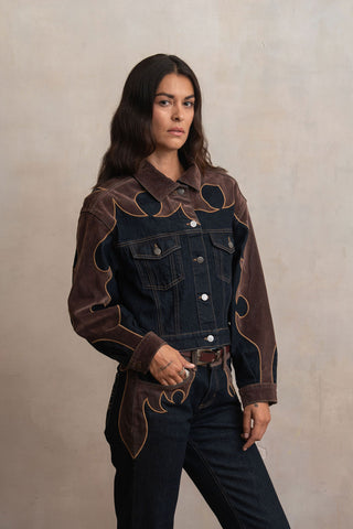 Chamarra Forastera Velvet Denim