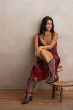 Burgundy Jornada Boots