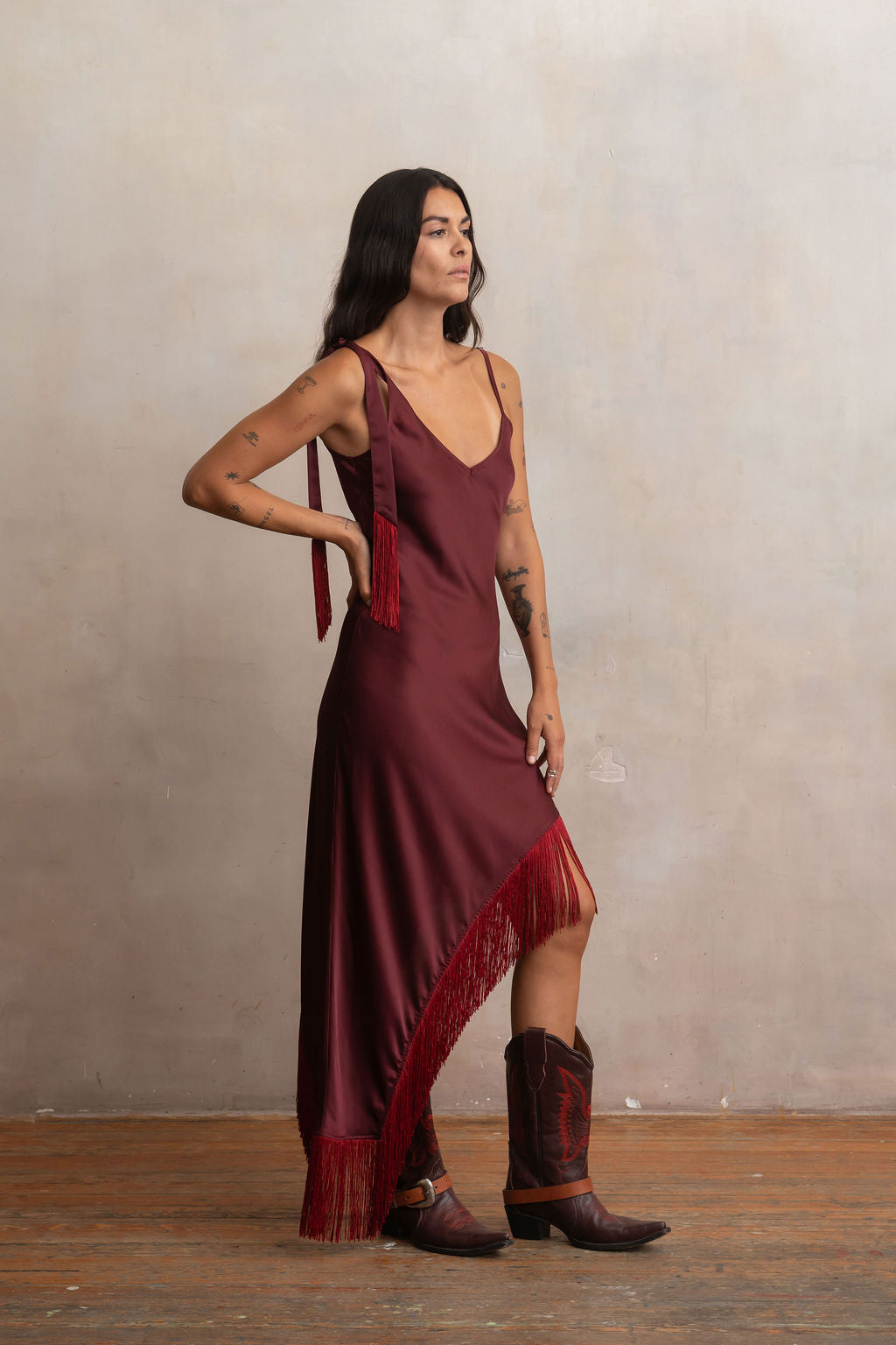 Burgundy Jornada Boots