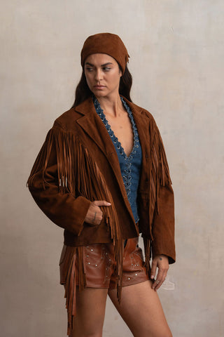 Chaqueta Arizona Ante Café