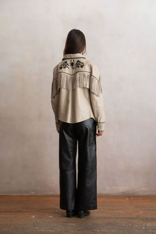 Scorpion Bone Fringed Shirt