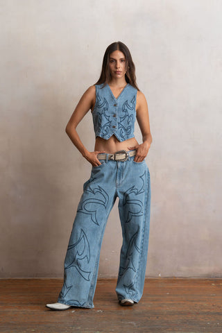 Jeans Grecas Light Denim